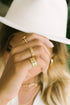 TRIPLE BAND PINKY RING GOUD